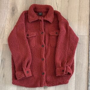 32 Degrees Red Teddy Jacket